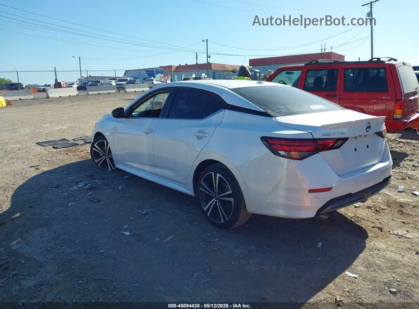 3N1AB8DV3LY218630 2020 NISSAN SENTRA Белый Задняя левая четверть