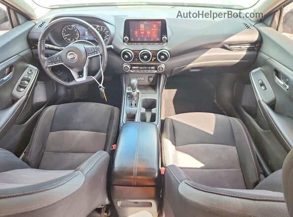 3N1AB8DV4LY221908 2020 NISSAN SENTRA Черный Вид панели приборов