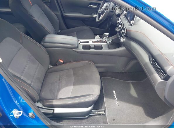 3N1AB8DV4SY312224 2025 NISSAN SENTRA Blue Widok wnętrza z przodu