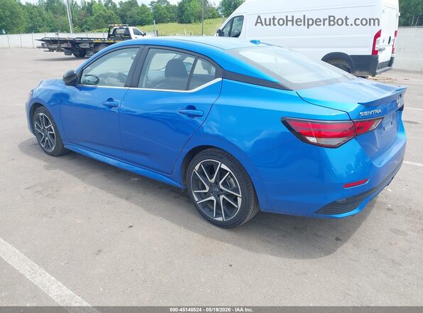 3N1AB8DV4SY312224 2025 NISSAN SENTRA Blue Tył lewy