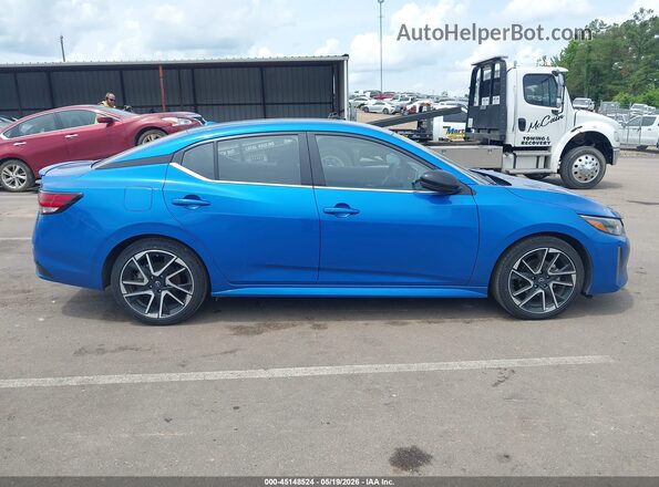 3N1AB8DV4SY312224 2025 NISSAN SENTRA Blue Widok wnętrza z tyłu