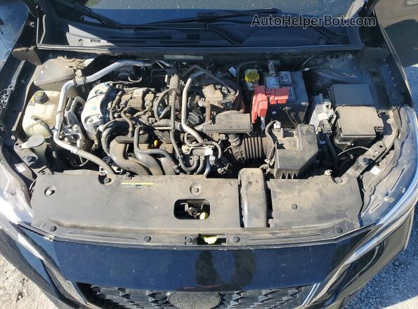 3N1AB8DV5MY319962 2021 NISSAN SENTRA Black Widok wnętrza z tyłu