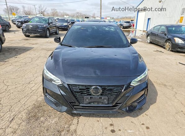 3N1AB8DV5PY256723 2023 NISSAN SENTRA Black Widok z przodu