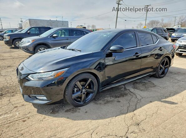 3N1AB8DV5PY256723 2023 NISSAN SENTRA Black Przód lewy