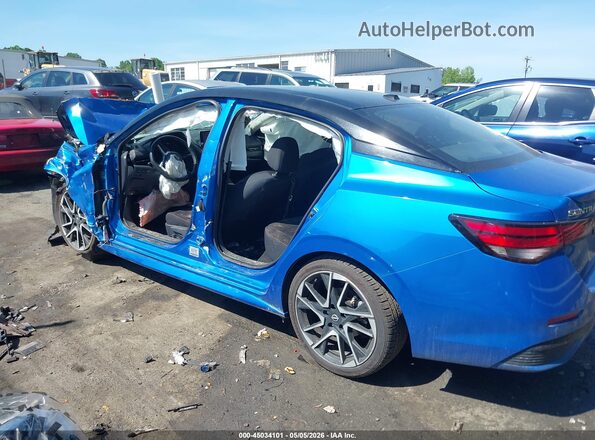 3N1AB8DV7RY235469 2024 NISSAN SENTRA Синий Панорамный вид салона 360°