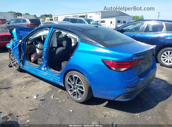 3N1AB8DV7RY235469 2024 NISSAN SENTRA Синий Задняя левая четверть