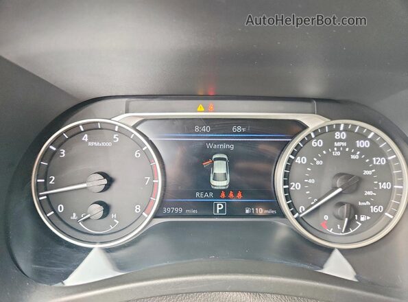 3N1AB8DV7RY254300 2024 NISSAN SENTRA Blue Widok zestawu wskaźników