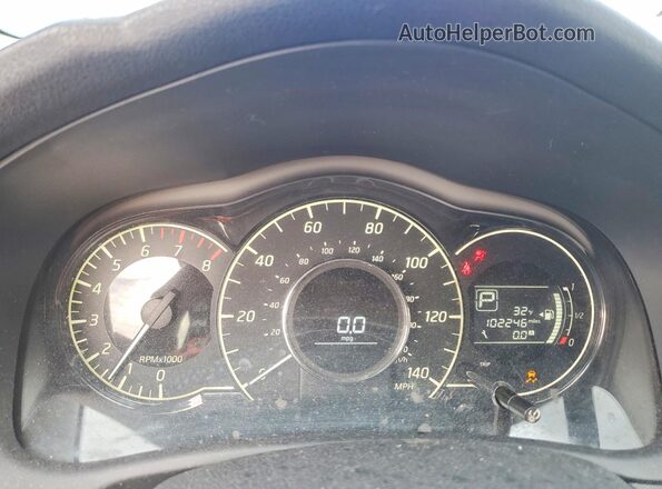3N1CE2CP0GL352644 2016 NISSAN VERSA Blue Вид щитка приладів