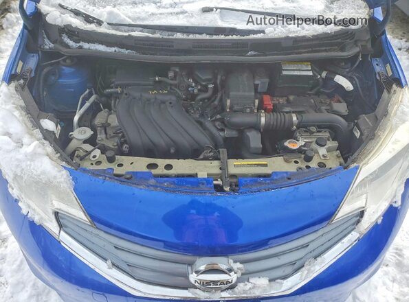 3N1CE2CP0GL352644 2016 NISSAN VERSA Blue Вид задньої частини салону