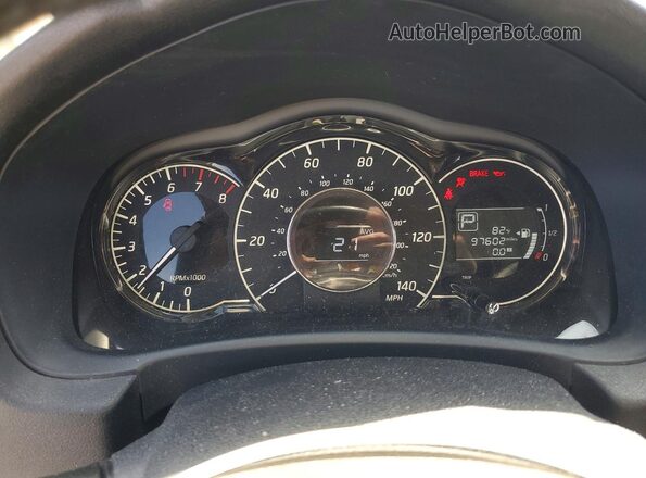 3N1CE2CP0GL360016 2016 NISSAN VERSA Белый Вид щитка приборов