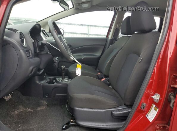 3N1CE2CP2JL365757 2018 NISSAN VERSA Red Widok wnętrza z przodu