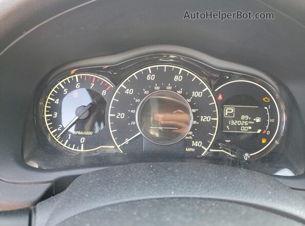 3N1CE2CP4GL353828 2016 NISSAN VERSA Серебряный Вид щитка приборов