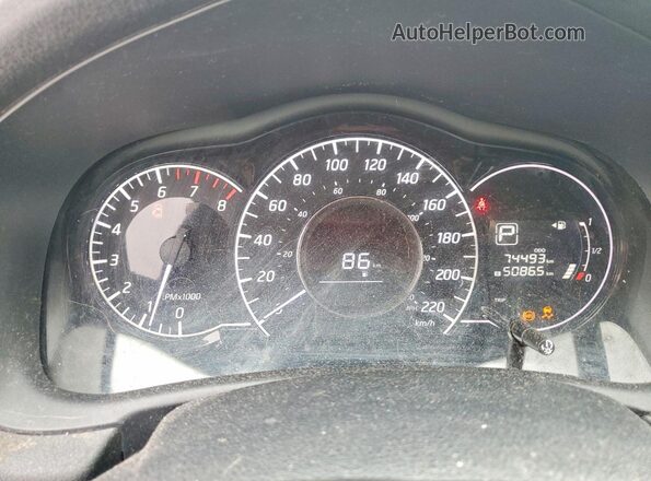 3N1CE2CP5JL364182 2018 NISSAN VERSA Черный Вид щитка приборов