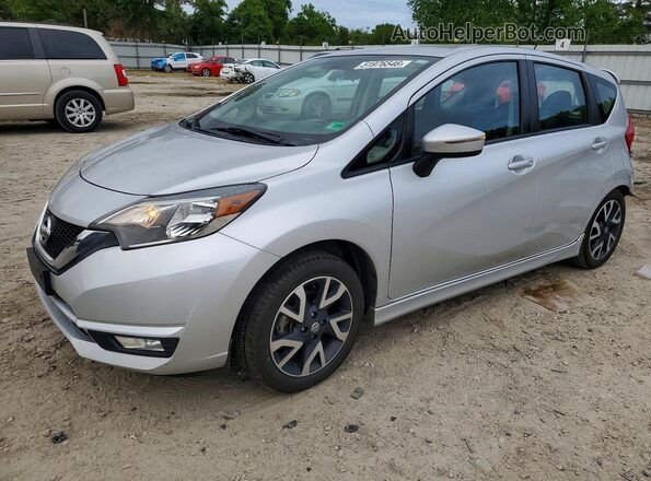 3N1CE2CP7HL352903 2017 NISSAN VERSA Серебряный Передняя левая четверть
