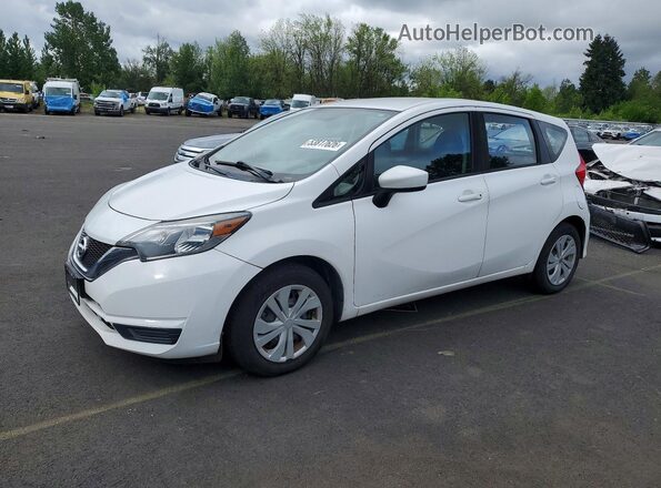 3N1CE2CP7HL356353 2017 NISSAN VERSA Белый Передняя левая четверть