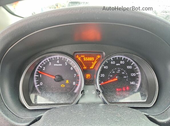 3N1CE2CP8GL400276 2016 NISSAN VERSA Белый Вид щитка приборов