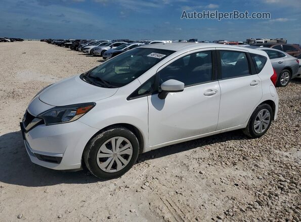 3N1CE2CP8HL355082 2017 NISSAN VERSA Белый Передняя левая четверть
