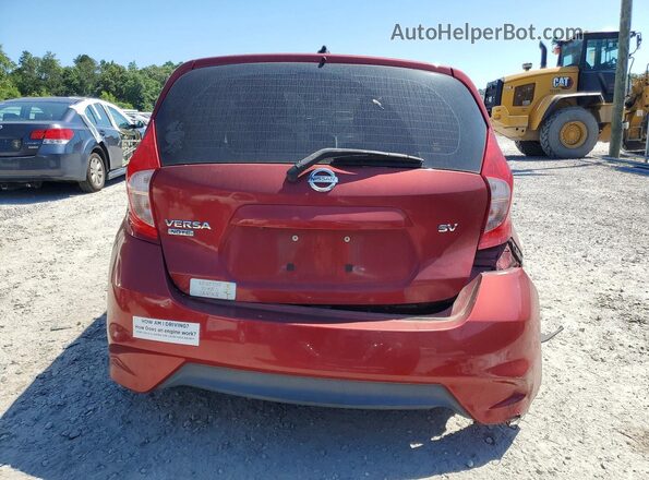 3N1CE2CP9HL356211 2017 NISSAN VERSA Красный Вид сзади