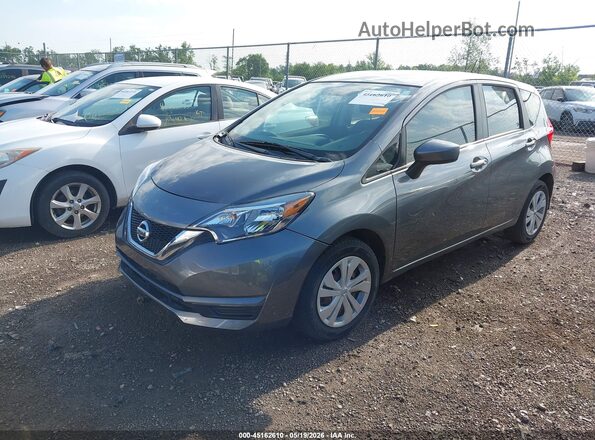 3N1CE2CP9JL360510 2018 NISSAN VERSA NOTE Gray Առջևի ձախ երեք քառորդ տեսարան