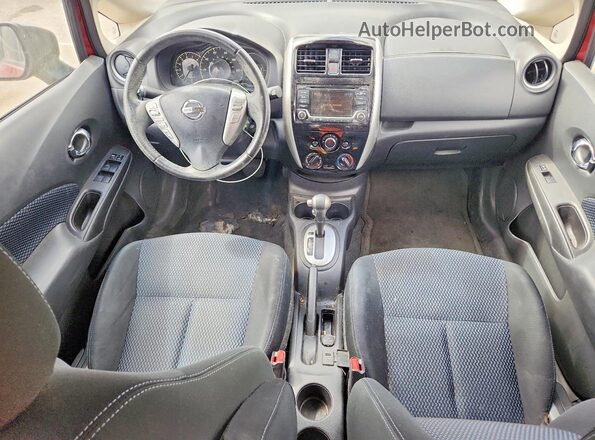 3N1CE2CPXGL353008 2016 NISSAN VERSA Red Առջևի վահանակի տեսք