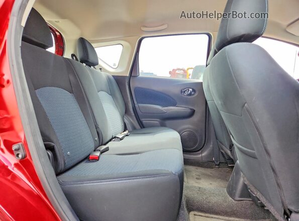3N1CE2CPXGL353008 2016 NISSAN VERSA Red Հետևի նստատեղերի տեսք