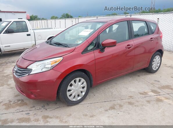 3N1CE2CPXGL399356 2016 NISSAN VERSA NOTE Red Przód lewy