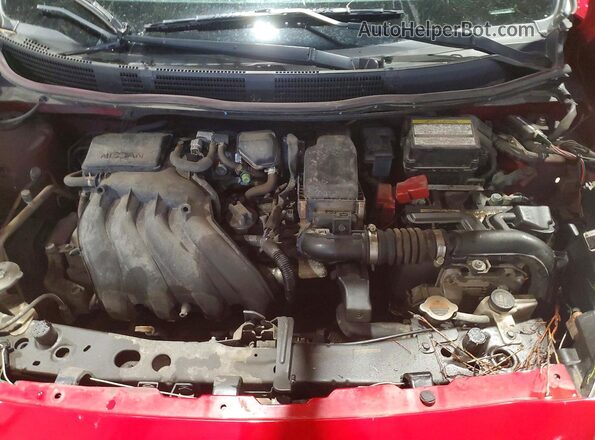 3N1CK3CP3KL226236 2019 NISSAN MICRA Красный Вид задней части салона