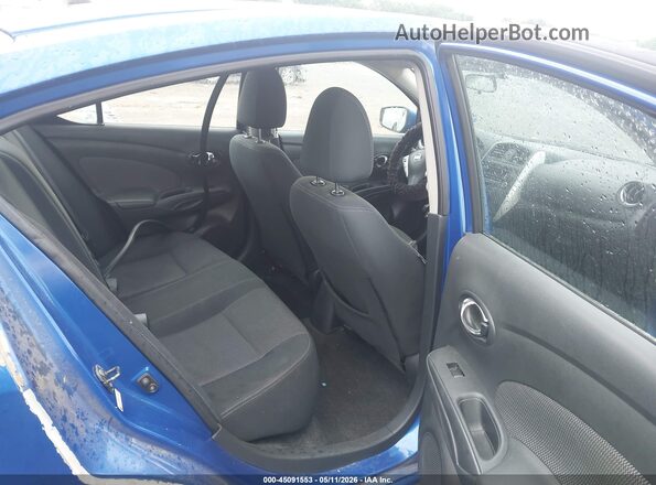 3N1CN7AP0GL857860 2016 NISSAN VERSA Blue Vista de la etiqueta del VIN