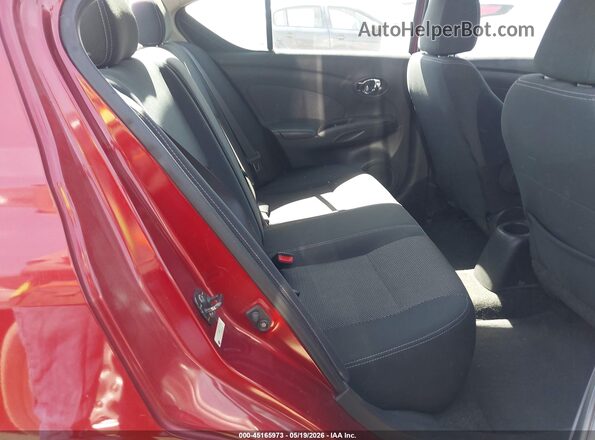 3N1CN7AP2GL802116 2016 NISSAN VERSA Red Vista de la etiqueta del VIN