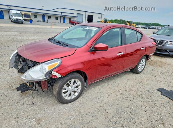 3N1CN7AP2HL802408 2017 NISSAN VERSA Burgundy Front left
