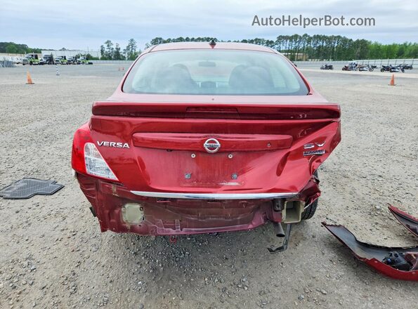 3N1CN7AP2HL802408 2017 NISSAN VERSA Burgundy Rear view
