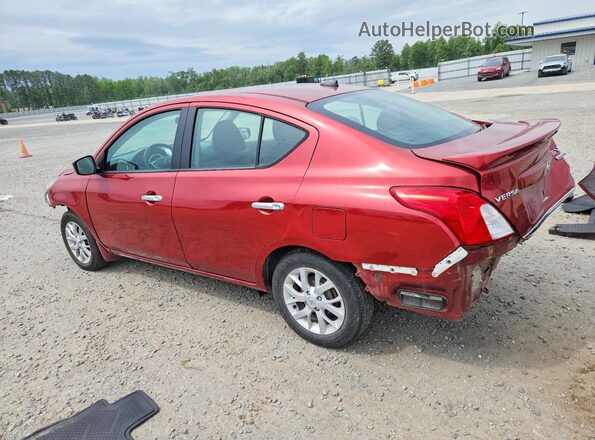 3N1CN7AP2HL802408 2017 NISSAN VERSA Burgundy Rear left