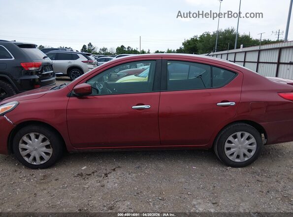 3N1CN7AP2JL838508 2018 NISSAN VERSA Red Սալոնի 360 աստիճան տեսք