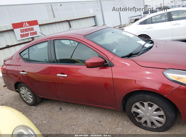 3N1CN7AP2JL838508 2018 NISSAN VERSA Red Սալոնի հետևի տեսք