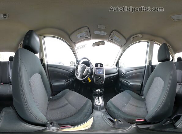 3N1CN7AP2KL852099 2019 NISSAN VERSA Белый Панорамный вид салона 360°