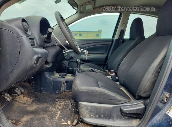 3N1CN7AP3GL838185 2016 NISSAN VERSA Синий Вид салона спереди
