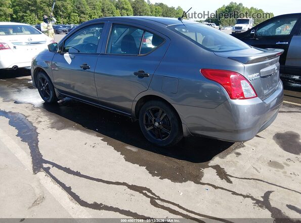 3N1CN7AP3KL813232 2019 NISSAN VERSA Серый Задняя левая четверть