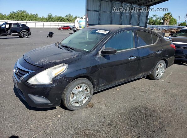 3N1CN7AP4GL851477 2016 NISSAN VERSA Черный Передняя левая четверть