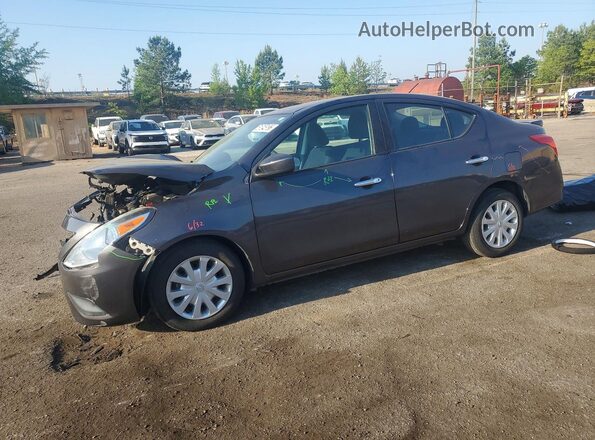 3N1CN7AP6GL817119 2016 NISSAN VERSA Серый Передняя левая четверть