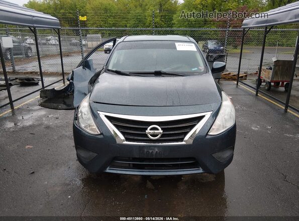 3N1CN7AP6GL909282 2016 NISSAN VERSA Синий Вид щитка приборов