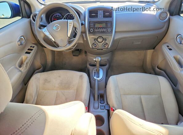 3N1CN7AP7GL802418 2016 NISSAN VERSA Синий Вид панели приборов