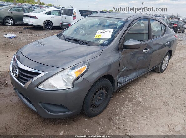 3N1CN7AP7GL899863 2016 NISSAN VERSA Серый Передняя левая четверть