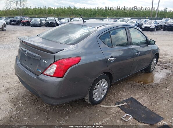 3N1CN7AP7GL899863 2016 NISSAN VERSA Серый Задняя правая четверть
