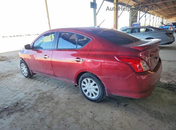 3N1CN7AP7JL876364 2018 NISSAN VERSA Бордовый Задняя левая четверть