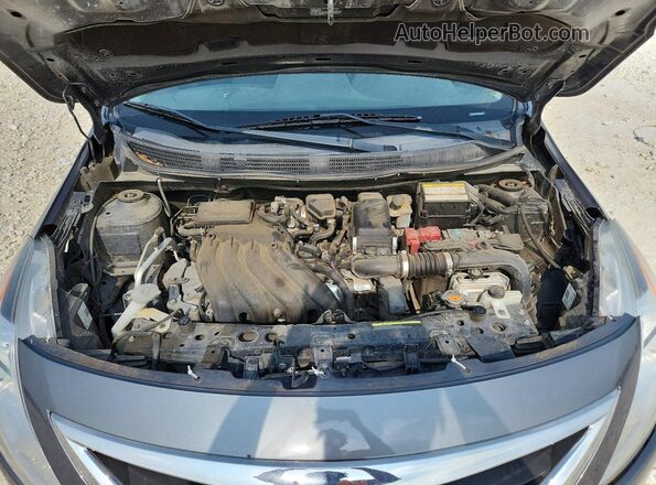 3N1CN7AP7KL860487 2019 NISSAN VERSA Серый Вид задней части салона