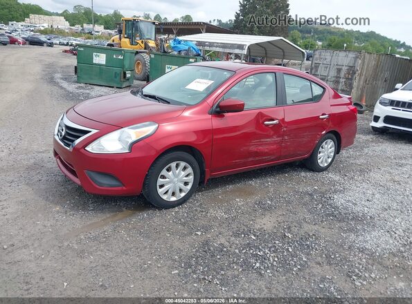 3N1CN7AP9GL865469 2016 NISSAN VERSA Красный Передняя левая четверть
