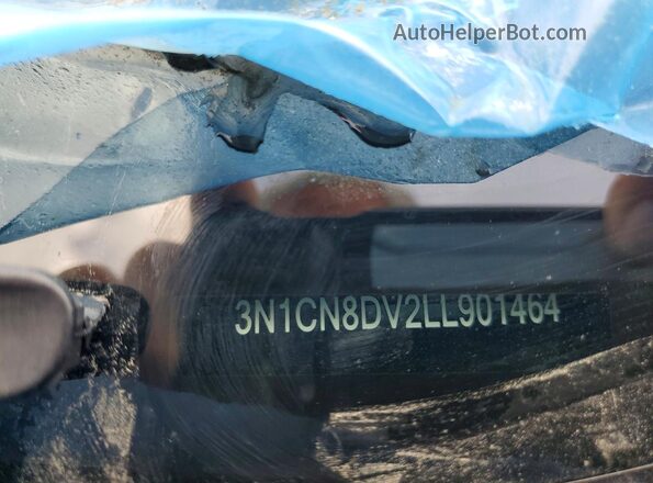 3N1CN8DV2LL901464 2020 NISSAN VERSA Серебряный Вид подкапотного пространства
