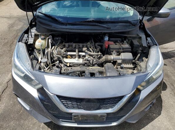 3N1CN8EV0ML874992 2021 NISSAN VERSA Gray უკანა სალონის ხედი
