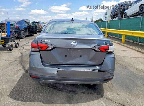 3N1CN8EV0ML874992 2021 NISSAN VERSA Gray უკანა ხედი
