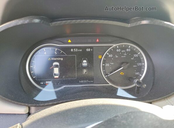 3N1CN8EV2LL804540 2020 NISSAN VERSA Серебряный Вид щитка приборов